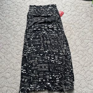 Aztec pattern maxi skirt